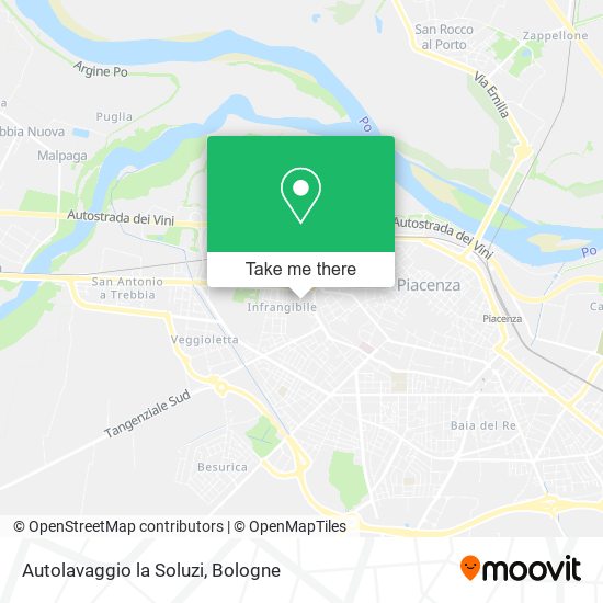 Autolavaggio la Soluzi map