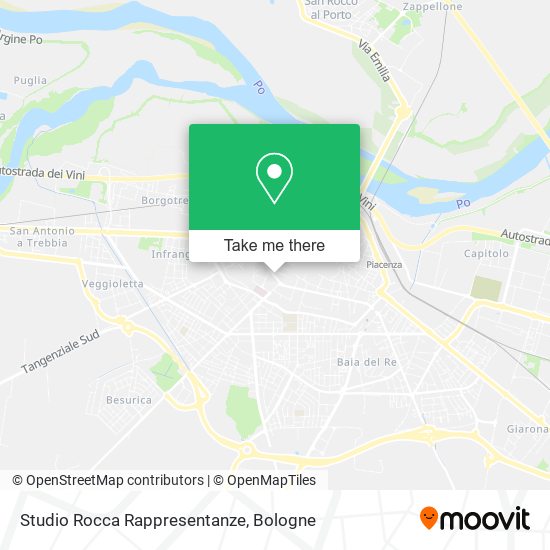 Studio Rocca Rappresentanze map
