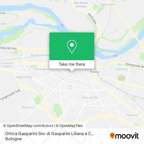 Ottica Gasparini Snc di Gasparini Liliana e C. map