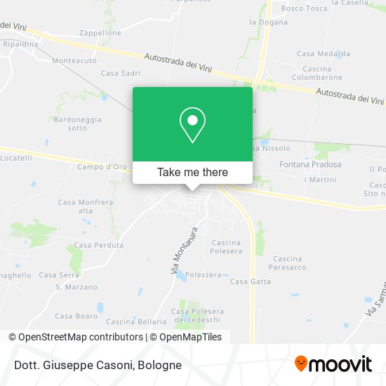 Dott. Giuseppe Casoni map