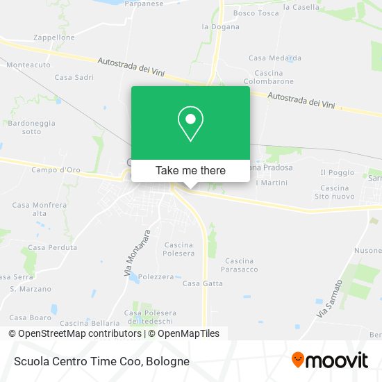 Scuola Centro Time Coo map