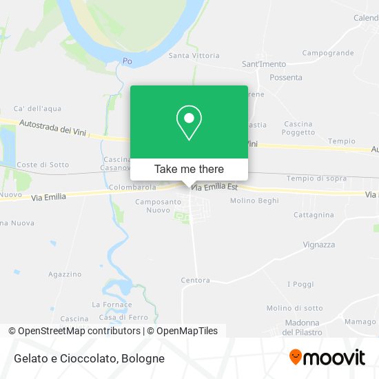 Gelato e Cioccolato map