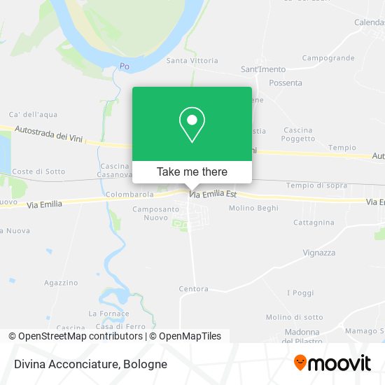 Divina Acconciature map