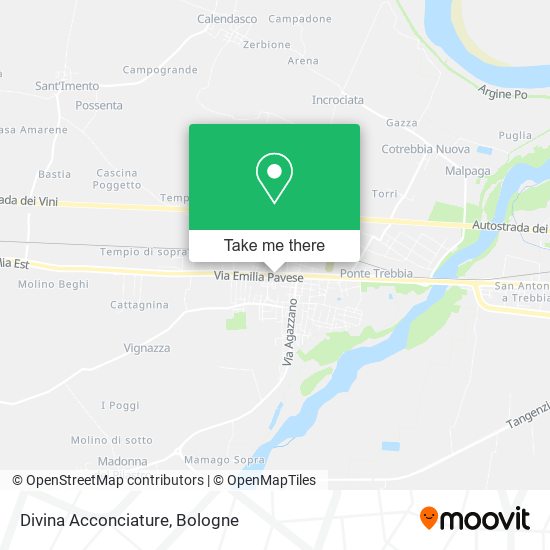 Divina Acconciature map