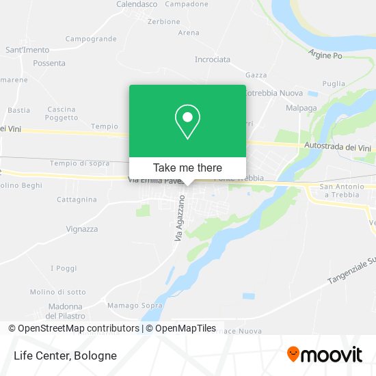 Life Center map
