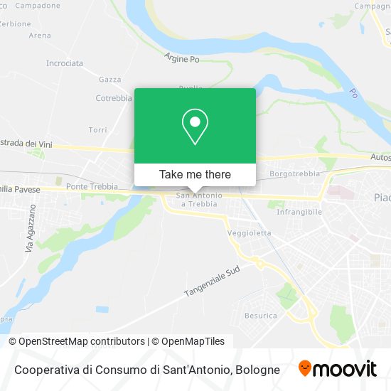 Cooperativa di Consumo di Sant'Antonio map