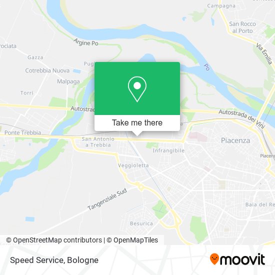 Speed Service map