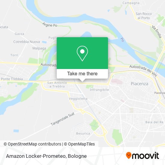 Amazon Locker-Prometeo map