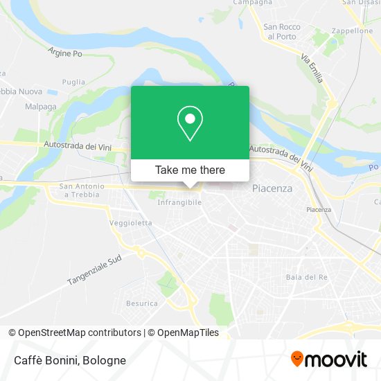 Caffè Bonini map