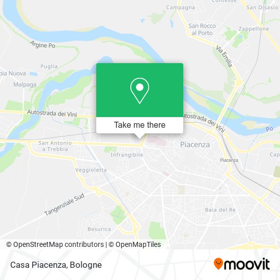 Casa Piacenza map