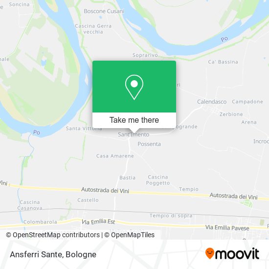 Ansferri Sante map