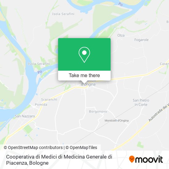 Cooperativa di Medici di Medicina Generale di Piacenza map