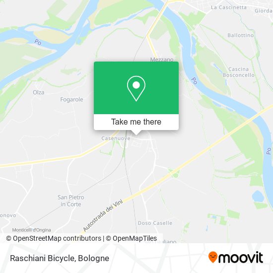Raschiani Bicycle map