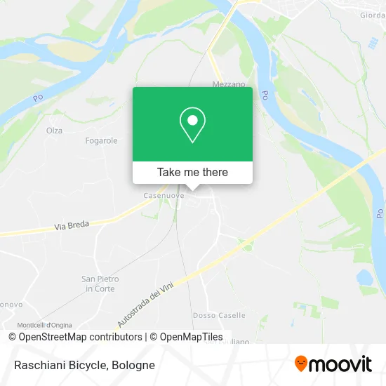 Raschiani Bicycle map