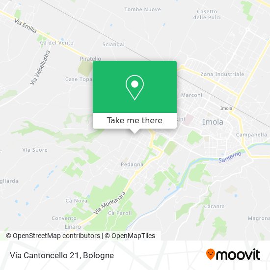 Via Cantoncello 21 map