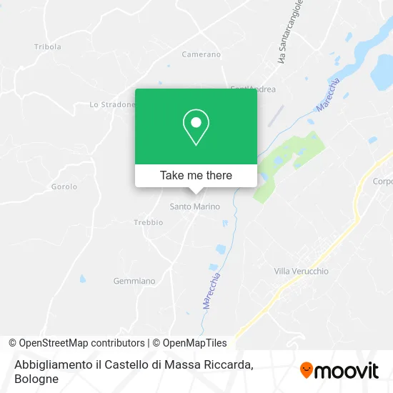 Abbigliamento il Castello di Massa Riccarda map