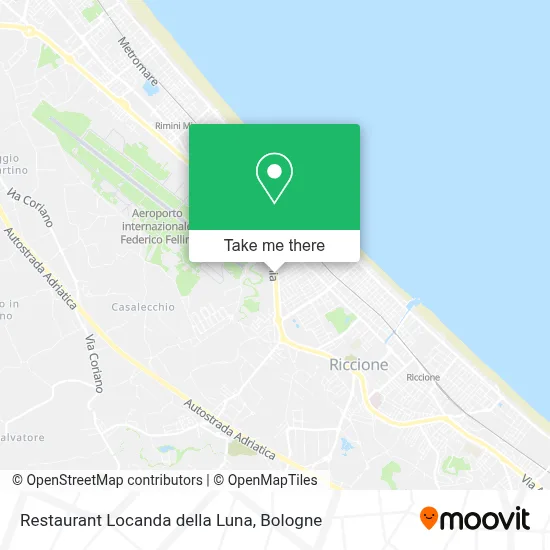 Restaurant Locanda della Luna map