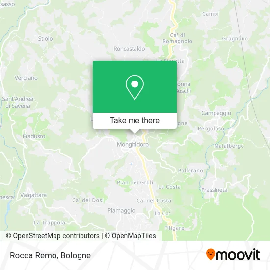 Rocca Remo map