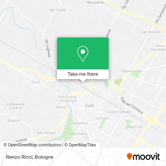 Renzo Ricci map