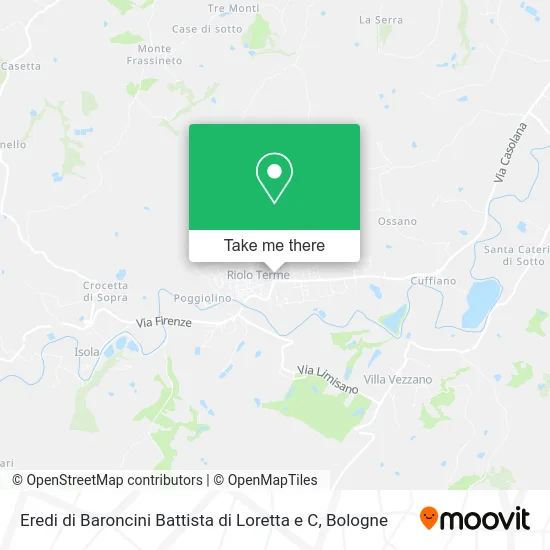 Eredi di Baroncini Battista di Loretta e C map