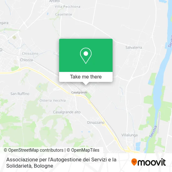 Associazione per l'Autogestione dei Servizi e la Solidarietà map