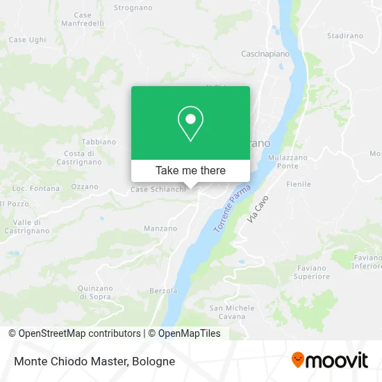 Monte Chiodo Master map