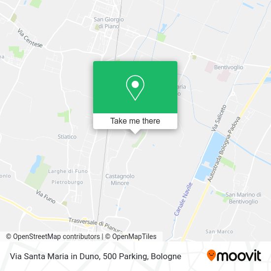 Via Santa Maria in Duno, 500 Parking map