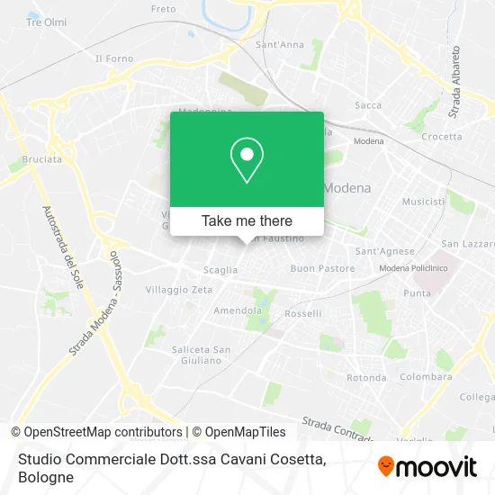 Studio Commerciale Dott.ssa Cavani Cosetta map