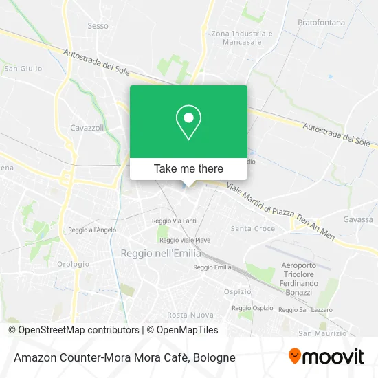 Amazon Counter-Mora Mora Cafè map