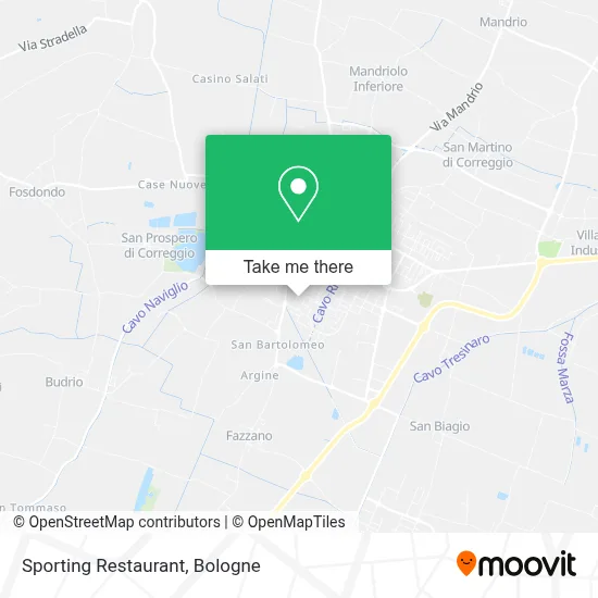 Sporting Restaurant map