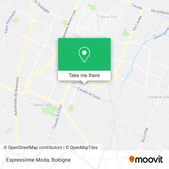 Espressione Moda map
