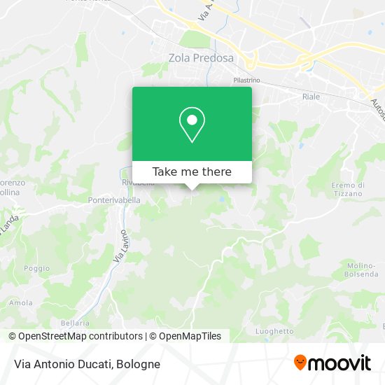 Via Antonio Ducati map