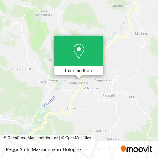 Raggi Arch. Massimiliano map