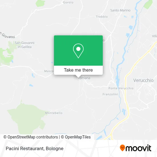 Pacini Restaurant map