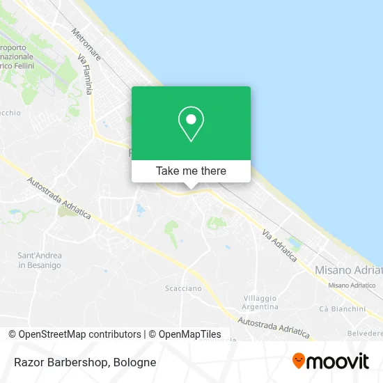 Razor Barbershop map