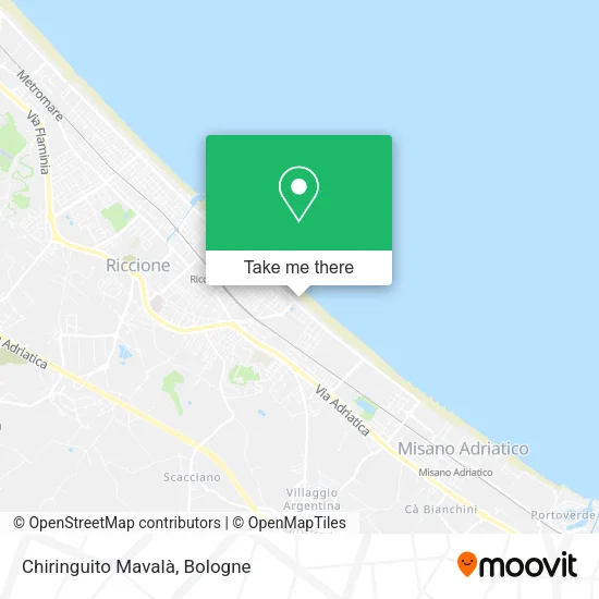 Chiringuito Mavalà map