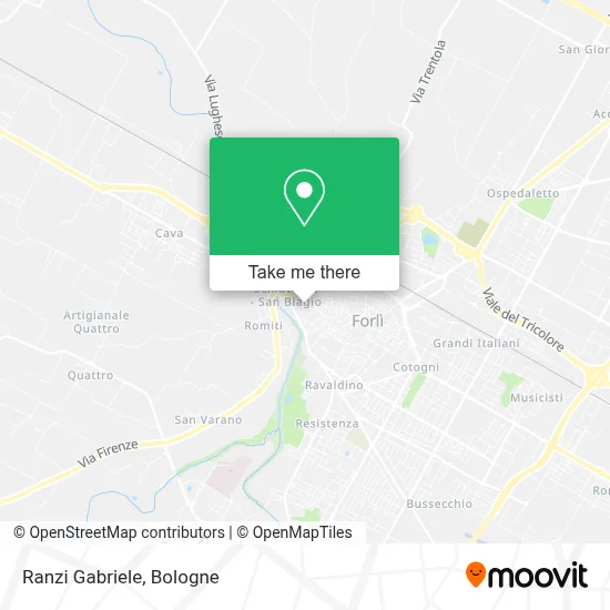 Ranzi Gabriele map