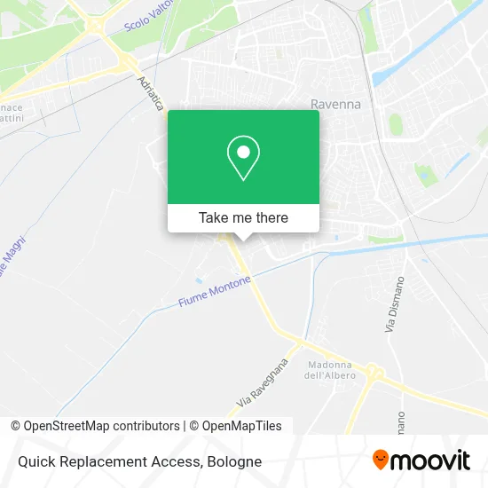 Quick Replacement Access map