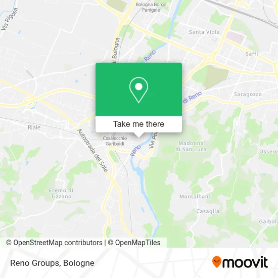 Reno Groups map