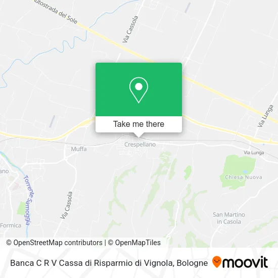 Banca C R V Cassa di Risparmio di Vignola map