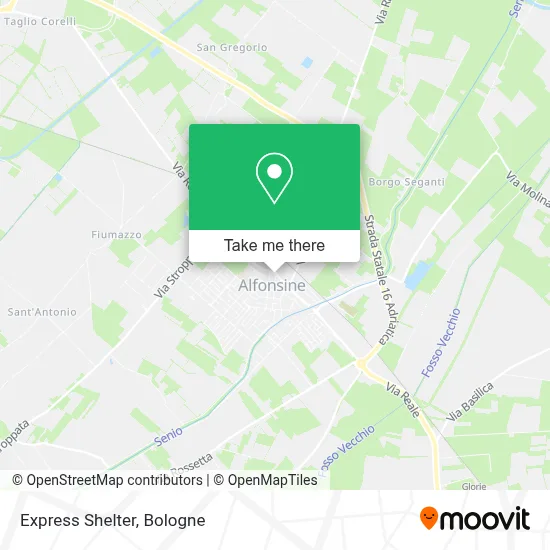 Express Shelter map
