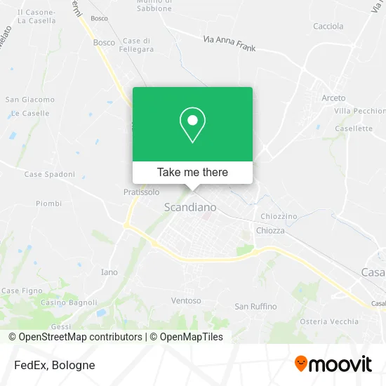 FedEx map
