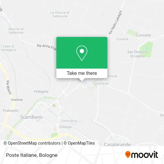 Poste Italiane map