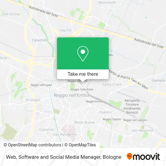 Web, Software and Social Media Manager map
