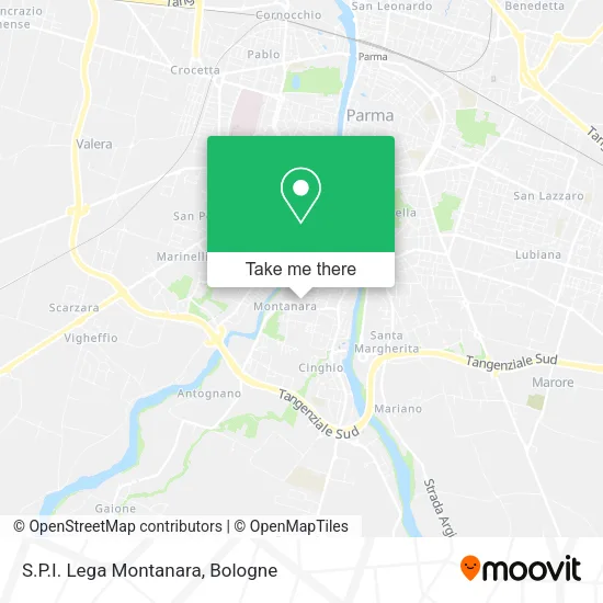 S.P.I. Lega Montanara map