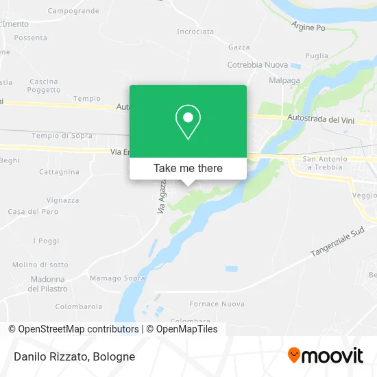 Danilo Rizzato map