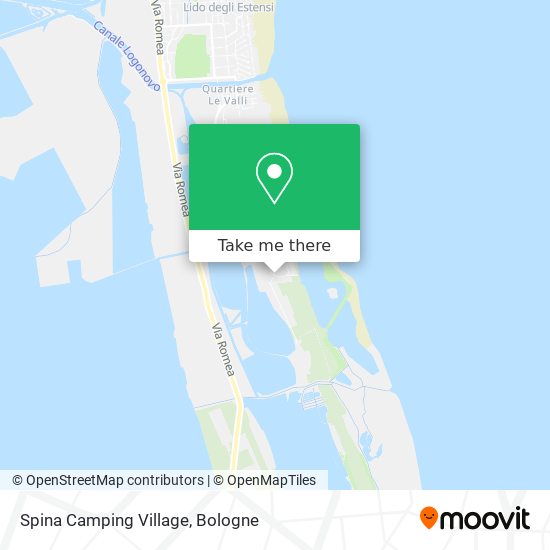 Spina Camping Village map