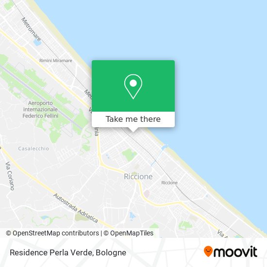 Residence Perla Verde map
