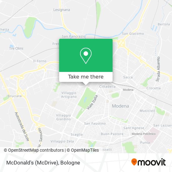 McDonald's (McDrive) map