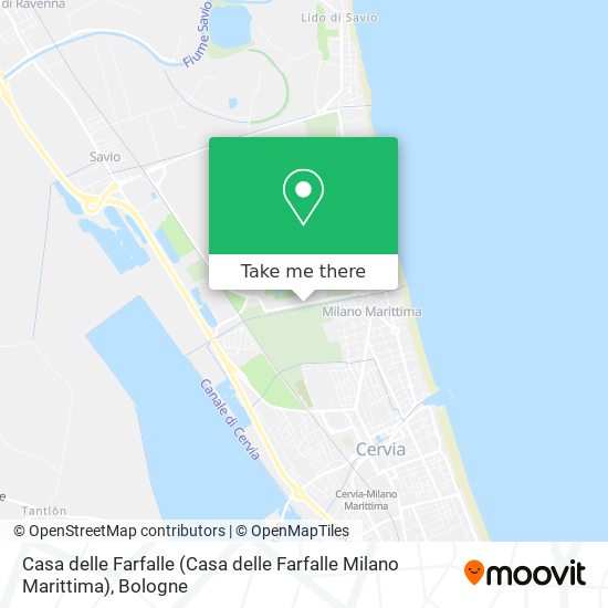Casa delle Farfalle (Casa delle Farfalle Milano Marittima) map